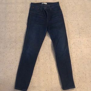 Madewell highrise skinny jeans